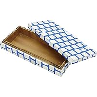 Amazon｜現代百貨 小物入れ モザイク レクタングルボックス ブルー